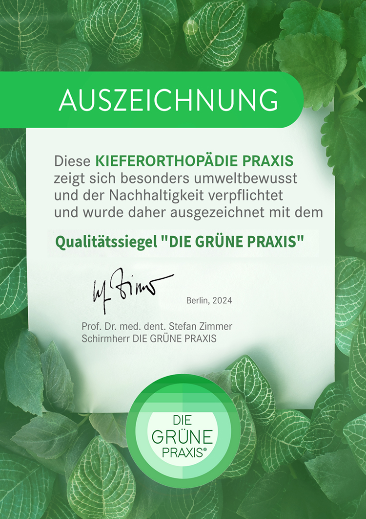 März 2024 – Wir sind eine „grüne Praxis“!